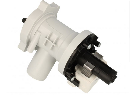 Vestel 32048313 Abflusspumpe für Waschmaschine, original Leili 13mm Entwässerpumpe in Weiß