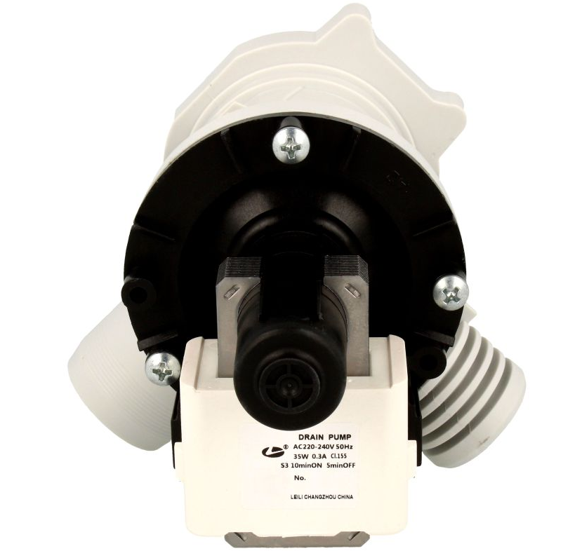 Originale Vestel Waschmaschinen-Abflusspumpe, 13 mm Leili-Adapter, robuste Pumpe für zuverlässigen Wasserabfluss.