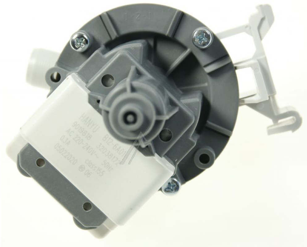 Original Vestel B12-6A01 Umwälzpumpe 50 Hz mit Hanyu-12mm, sichtbarer Pumpenkörper und Anschlussstücke.