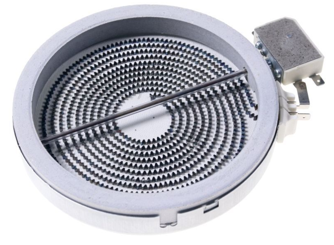 Original Vestel Ceran-Herdkochplatte, 145mm, 230V, 1200W, Modell J 32043077, mit originaler Kennzeichnung.