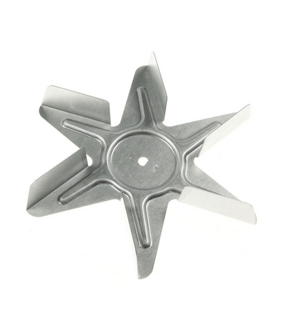 Whirlpool Indesit Turbinenrad 481010781712, Ansicht des schwarzen Pumpenrades für Waschmaschinen.